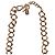 Collana in argento placcato Yves Saint Laurent con perle rosse - vista 3