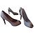 Décolleté Louis Vuitton Monogram Peep-Toe Marrone