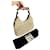 Authentic Vintage Yves Saint Laurent Mombasa Raffia by Tom Ford Horn Hobo Shoulder Bag | Beige | Woven Raffia | Rive Gauche Straw Hobo  - view 1