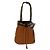 Borsa a secchiello Saint James in lana color caramello