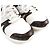 Sneakers in pelle Monogram Louis Vuitton Marrone Bianco - vista 7