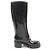 Botas largas de goma Horsebit Gucci Negro - vista 6