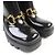 Botas largas de goma Horsebit Gucci Negro - vista 8
