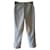 CHANEL JEANS CAPRI IN COTONE. Bianco  - vista 3