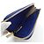 Billetera de piel de ternera suave Valextra Azul - vista 5
