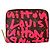 Monedero Monogram Graffiti Louis Vuitton Castaño Rosa Fucsia Monograma