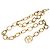 Timeless Chanel Vintage Coco Mark Doppelketten-Gürtel Golden