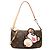 Pochette Accessori Monogramma Panda Louis Vuitton Marrone