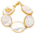 Bracciale Coco Mark di Chanel Bianco D'oro  - vista 1