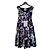 PRADA POPLINE-KLEID EGYPT ROSE S COBALT. Schwarz Weiß Blau