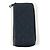 Cartera larga Zippy de cuero Monogram grabado Louis Vuitton Negro
