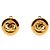 Orecchini a clip vintage Coco Mark di Chanel D'oro