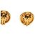Orecchini a clip vintage Coco Mark di Chanel D'oro - vista 3