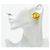 Orecchini a clip in resina arancione vintage di Chanel - vista 5