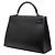 Borsa Kelly Hermès in pelle Ardennes nera Nero - vista 2