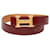H-Gürtel Constance von Hermès Rot Beige