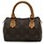 Pochette Mini Speedy Monogram Louis Vuitton Marrone - vista 2