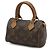 Pochette Mini Speedy Monogram Louis Vuitton M41534 Marrone - vista 3