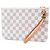 Pochette Louis Vuitton Neverfull MM Damier Azur Bianco - vista 2