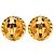 Orecchini rotondi a clip in oro placcato CC dorato di Chanel D'oro - vista 2