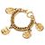 Bracciale charm placcato oro con logo Chanel 31 Rue Cambon D'oro - vista 2