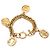 Bracciale charm placcato oro con logo Chanel 31 Rue Cambon D'oro - vista 3