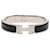 Bracciale PM Clic H in smalto nero stretto Hermès  - vista 1