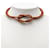 Hermès Brown Leather Atame Knot Necklace  - view 5