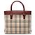 Burberry Beige House Check Canvas Tote