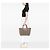 Fendi Gran Tote Shopper de Cachemira Zucca Marrón Castaño Gris pardo - vista 9