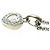 Chopard Happy Diamonds Herz-Diamant-Halskette Silber - Ansicht 3