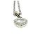 Chopard Happy Diamonds Herz-Diamant-Halskette Silber - Ansicht 4