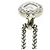 Chopard Happy Diamonds Herz-Diamant-Halskette Silber - Ansicht 6