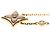 Louis Vuitton Van Cleef & Arpels Star Blossom Necklace Golden - view 3