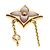 Louis Vuitton Van Cleef & Arpels Star Blossom Necklace Golden - view 6