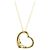 Elsa Peretti Tiffany & Co Collar Péndulo Corazón Abierto Tiffany en Oro Amarillo de 18K Dorado
