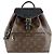 Zaino Montsouris NM PM Monogramma Louis Vuitton Marrone Nero