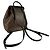 Zaino Montsouris NM PM Monogramma Louis Vuitton Marrone Nero - vista 10