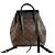 Zaino Montsouris NM PM Monogramma Louis Vuitton Marrone Nero - vista 3