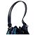 Bolso Prada Negro Azul Marino Cuero Nylon - vista 10