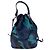 Bolso Prada Negro Azul Marino Cuero Nylon - vista 3