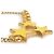 Chanel COCO Star Metall Emaille Halskette Golden Gelb - Ansicht 4