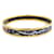 Bracciale rigido in smalto e metallo Hermès Nero Multicolore D'oro  - vista 2