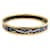 Bracciale rigido in smalto e metallo Hermès Nero Multicolore D'oro  - vista 4