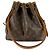 Noe Borsa a Spalla Petit Noé Monogramma Louis Vuitton Marrone - vista 3