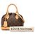Borsa a Spalla Alma BB Monogramma Louis Vuitton Marrone - vista 6