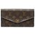 Cartera Larga Sarah Monograma Louis Vuitton Castaño