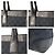 Gucci Schwarze GG Canvas Leder Tragetasche - Ansicht 5