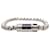 Louis Vuitton Bracciale a Catena Monogramma Eclipse Argento Metallico  - vista 3