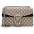 Borsa a Spalla Media Dionysus GG Supreme di Gucci Marrone Beige